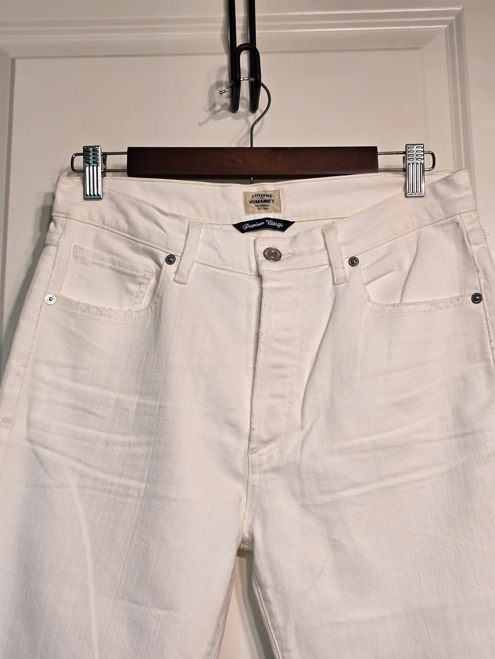 Citizens Of Humanity Annina Pocket Trouser Jean In Soft White